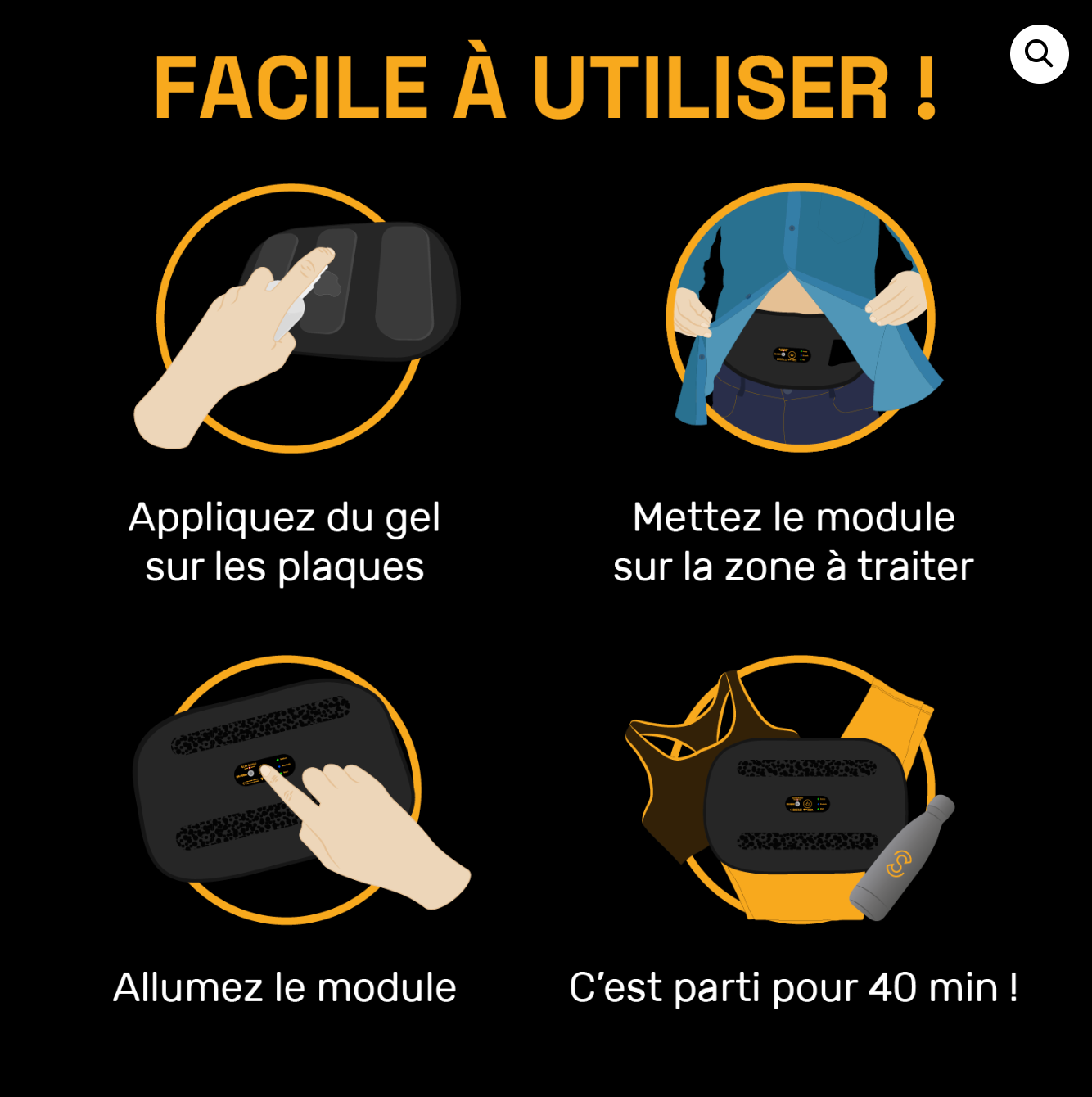 L-1160 / -1160kcal en 40min / Ventre